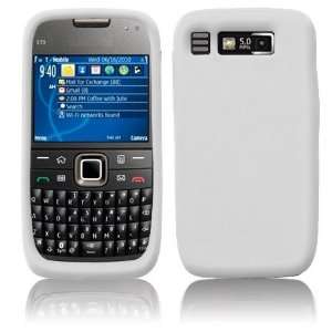  White Soft Silicone Case for Nokia E73 