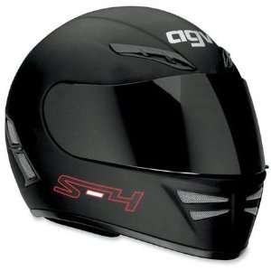  AGV S 4 Solid Full Face Helmet Large  Black Automotive