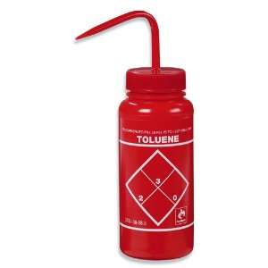 Scienceware safety labeled 500 mL wash bottle for toluene  