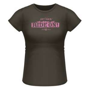  Lucky Bucky Ladies Get Your Ride On Tee Shirt Sports 