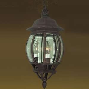   Powder Coat Rust Valley Outdoor Pendant from the Valley Collection
