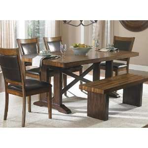  CASUAL COUNTRY DINING TABLE, ACACIA VENEER By Homelegance 