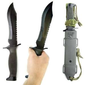  12 Inch Extra Sturdy Jungle King Hunting Knife w/ Sheath 