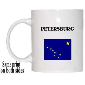    US State Flag   PETERSBURG, Alaska (AK) Mug 