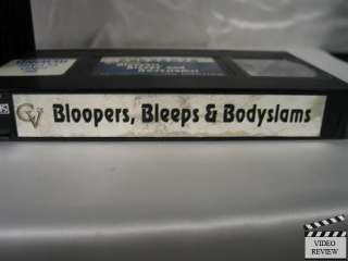 WWF   Wrestlings Bloopers, Bleeps and Bodyslams VHS 086635000011 