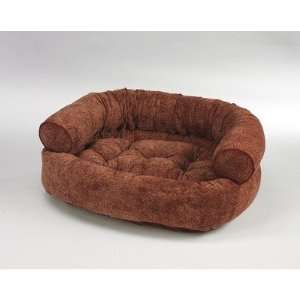   DDB   X Double Donut Dog Bed in Paisley Chili Pepper