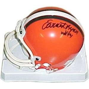 Ernest Byner Autographed Mini Helmet 