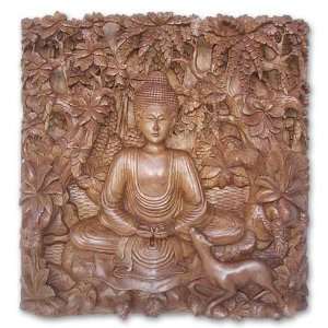  Buddha in Meditation, relief panel