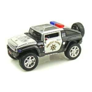   2008 Hummer HX Concept 1/24 Black/White Highway Patrol Toys & Games