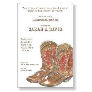  Worn Boots Invitations 