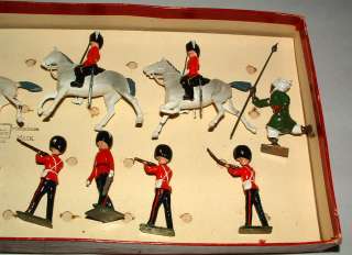 1940s BRITAINS GUARDS AND MOUNTED SOLDIERS DELUXE SET IN THE BOX 