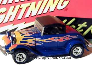 Johnny Lightning 32 Ford HiBoy Hot Rods 2 R1 blue/flamed  