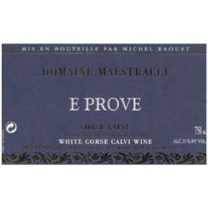   Maestracci EProve Corse Calvi Blanc 750ml Grocery & Gourmet Food