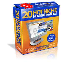 20 Brand NEW Hot Niche Header Graphics Volume #2  