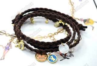 Decorations Knit Shell Heart Rabbit Fashion Bracelet Wristband 4 