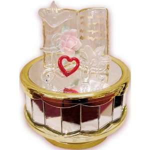  Love with Rose Glass Music Box