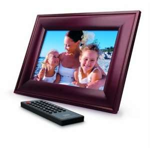  jWIN JP177 7 Inch LCD Digital Picture Frame with Wood Face 