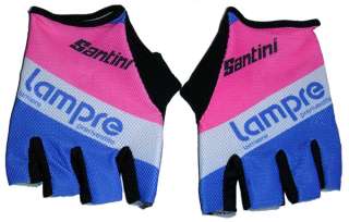 SANTINI Lampre CLOSED CYCLING GLOVES Summer ROAD  