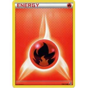  Pokemon Black & White Single Card Fire Energy #106 Common 