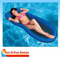 Stay cool in the pool with the super buoyant Mesh Lounge.