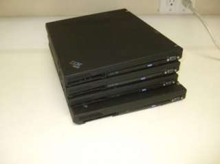 Lot of 4 IBM Thinkpad T40/T41/T42(x2) Laptops PM 1.5+ GHz/ 512++ MB 