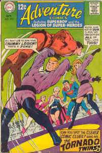 Adventure Comics # 373 [1968][The Tornado Twins] by DC  