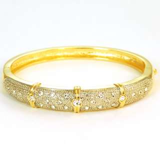 Hb421 38g High Quality Lady 18K Gold GP Bracelet Bangle  
