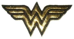 WONDER WOMAN Logo Embroidered Patch Justice League Super Friends 