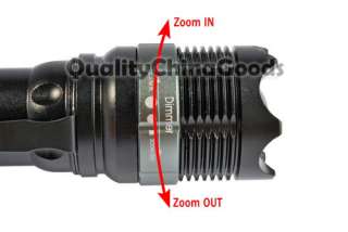 SAIK CREE Q5 LED 18650 Zoom Flashlight SA 9 + Charger  