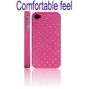   Feel Crystal Stars Hard Case for iPhone 4/4S(Pink) 