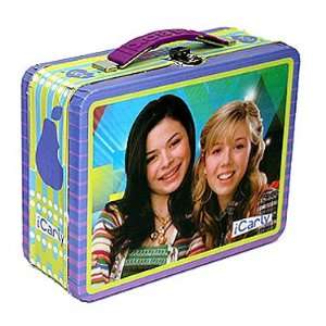  I Carly Purple Trim Large Carry All Size Lunch Box Toys 