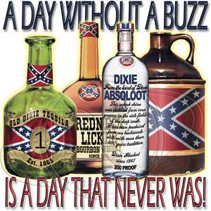   Tshirt Day Without A Buzz Redneck Moonshine Corn Grain Alcohol  