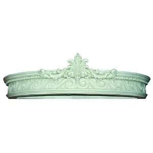  Large Corona in Aged White   The Casale Bed Crown