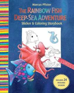   Rainbow Fish Deep Sea Adventure Sticker and Coloring 
