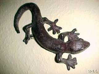 Gecko,Gekko aus Bronze, 17 cm  