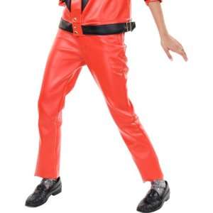 Lets Party By Charades Costumes Red Leather Pants Adult Costume / Red 