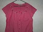 Faded Glory Red Trendy Blouse Womens Plus 18W/20W