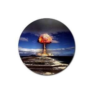 Nuclear Blast Round Rubber Coaster set 4 pack Great Gift Idea