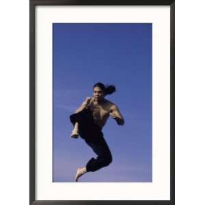  Airborne Martial Artist Collections Framed Photographic 