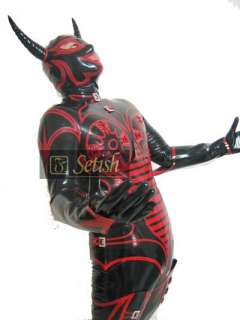 new Latex cosplay Costume Red Evil for Adult Ultimate Limited Edition 