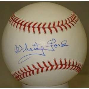  Autographed Whitey Ford Baseball   Autographed Baseballs 