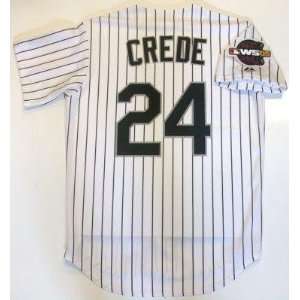  Joe Crede Chicago White Sox 05 World Series Jersey   Small 