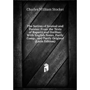   Original (Latin Edition) Charles William Stocker  Books