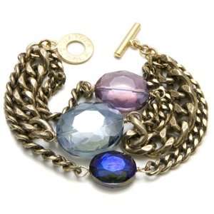  Aeron Bracelet with Blue/Pink Crystal mix Janna Conner 