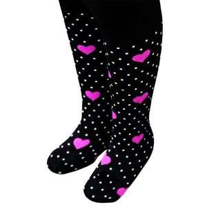   Hearts Black Girls Fashion Tights Size XS (0   12 months) Baby