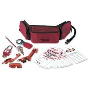 Master Lock Portable Lockout Pouch with Electrical Lockout Devices 