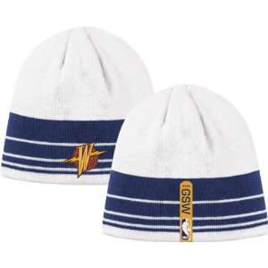    Golden State Warriors Striped White Knit Hat