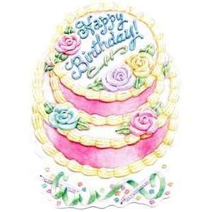   Carol Wilson Birthday Greeting Card Pink Cake