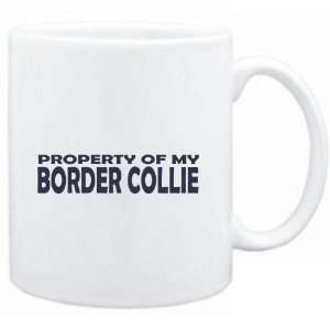  Mug White  PROPERTY OF MY Border Collie EMBROIDERY  Dogs 