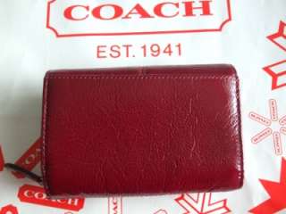   ASHLEY LEATHER COMPACT CLUTCH WALLET F46359 46322 $188 Gifts  